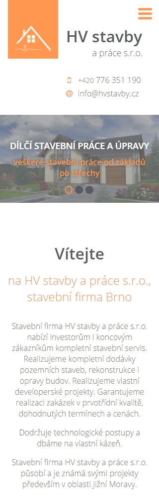 HV stavby a práce s.r.o.